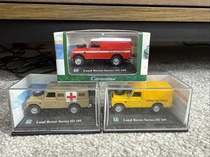 CARARAMA HONGWELL 1/72 LAND ROVER SERIES III DEFENDER 109 WB JOBLOT MILITARY - Picture 1 of 10