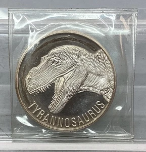 Tyrannosaurus Rex 1 Ounce .999 Silver Round - Picture 1 of 2