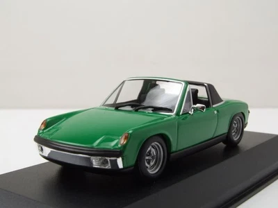 VW PORSCHE 914/4 1972 Verde Modellino 1:43 Maxichamps - Immagine 1 di 4
