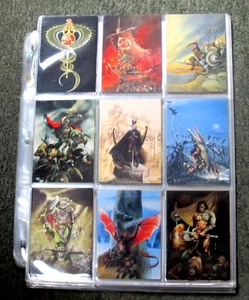 1992 FPG Christos Achilleos Series 1 Complete Card Set (90) NM/MINT IN PAGES - Picture 1 of 1