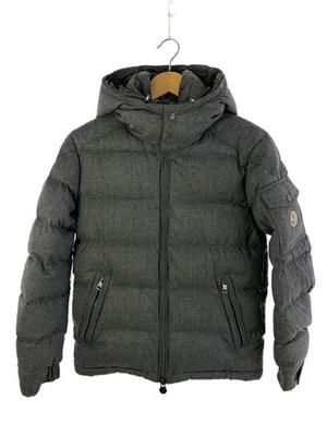 MONCLER MONTGENEVRE Down Jacket 0 Wool GRY Solid D20914033805 54272 - Image 1 of 4