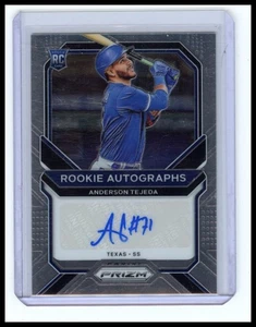 Autógrafos de novato Panini Prizm #RA-AT Anderson Tejeda 2021 - Imagen 1 de 2