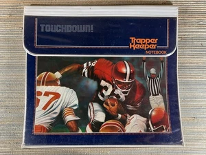 Vintage Touchdown! Football Trapper Keeper Notebook 1980s Mead 29096 Binder - Picture 1 of 7