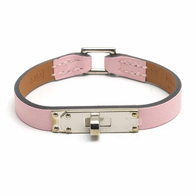 Pulsera Hermes Micro Kelly Rosa Plata Accesorios Sin Usar 2014 Foto 1 de 4