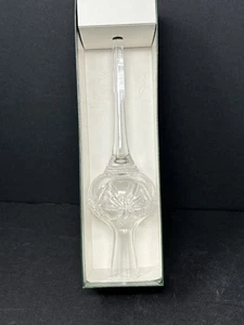 "Real Doulton Cristal Adornos Colecciones Árbol de Navidad Topper 9 1/8"" Sin Usar" - Imagen 1 de 9