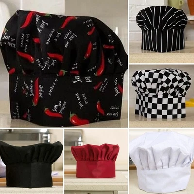 Cook Cap Chef Hat Adults And Children Women Cook Cafes 16cm/6.3���� Adjustable - Image 1 of 4