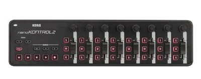 Korg nanoKONTROL2 Slim-Line USB Control Surface in Black - Image 1 of 3