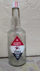 Gilbey's Vodka 1960s Vintage 750ml Glass (Empty Bottle) Rare W ATF Bottle Stamp - Picture 1 of 5