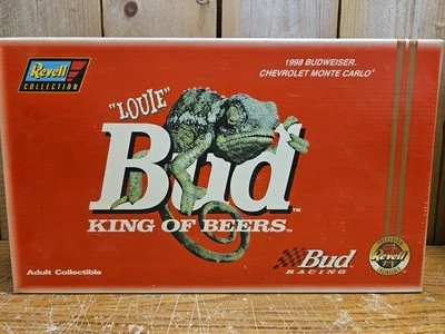 NASCAR #50 Bud Louie The Lizard 1:18 Vintage 1998 Diecast Monte Carlo Revell - Image 1 of 4