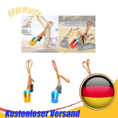 RC LED Warnleuchte Rundumleuchte Rundumlicht Lampe 5x LED Aluhalterung RC Auto - Bild 1 von 4
