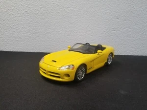 ERTL 1/18 SCALE DIECAST 36973 FAST & FURIOUS 2003 DODGE VIPER SRT-10 YELLOW WOW! - Picture 1 of 15