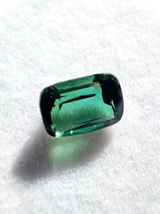 1.8 Ct Natural Faceted Tourmaline Cushion Cut Loose Gemstone Afghanistan  - Bild 1 von 12