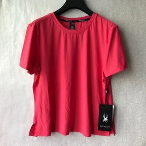 SPYDER ACTIVE lady's top Short Sleeve Chafe Resistant Seaming Size : L - Picture 1 of 6