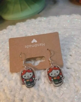 Pendientes Sally Kitty Pesadilla Antes de Navidad Anime Dibujos Animados Nuevos Foto 1 de 2
