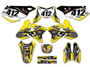 2005-2023 DRZ 400 PODIUM Yellow Senge Graphics Kit Compatible with Suzuki - Picture 1 of 10