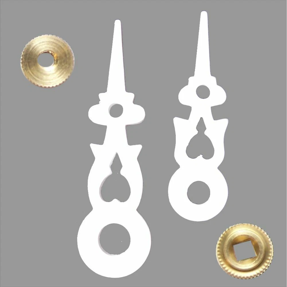Zeiger Für Kuckucksuhr – 42mm Und 35mm, Weiß, Aus Kunststoff, Made In Germany