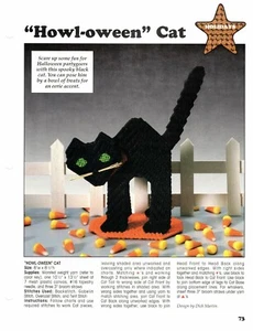 Halloween Cat The Holidays Plastic Canvas Patterns By Leisure Arts - Picture 1 of 1
