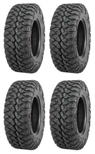 Four 4 Quadboss QBT846 ATV Tires Set 2 Front 27x9-12 & 2 Rear 27x11-12 - Picture 1 of 2