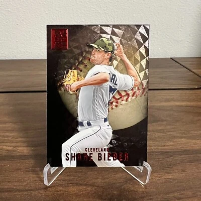 2022 Capstone Baseball Luxury Suite Base Red #170 Shane Bieber - Image 1 of 2