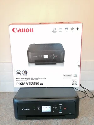 Canon PIXMA TS5150 All-in-one Wireless Multifunction Inkjet Printer - Black - Image 1 of 4