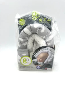Go by Goldbug Duo Head and Strap Cover Set 4 Piece Support Cloud and Stars New - Picture 1 of 12