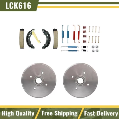 Tambores de freno traseros y zapatas de freno herrajes para Volkswagen Rabbit 1980 convertible Foto 1 de 4