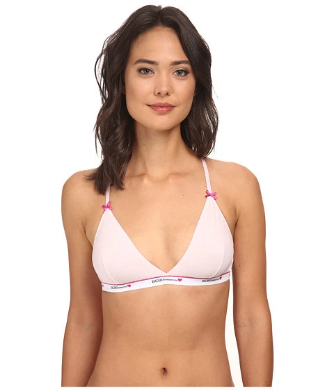 BCBGENERATION CLAUDIA TRIANGLE BRA WIRELESS J-HOOK PINK #BC1R332 SMALL NEW! $34 - Image 1 of 4