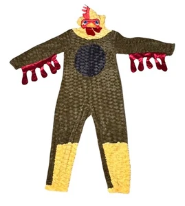 Hahn Huhn Kostüm Erwachsene Größe Medium Einteiler Kapuze Cosplay Scheune Tier - Bild 1 von 8