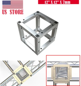 Square Corner Junction Box Cube 8"X8" For Square 8"x8" Bolted Type Trussing - Picture 1 of 93