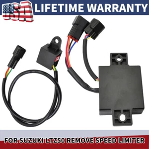 ✅For Suzuki LTZ50 Speed Limiter Removal CDI Rev Ignition Box Black Color Design - Picture 1 of 11