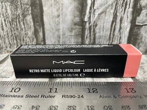 Auténtico líquido mate retro MAC #121 especias quemadas 5 ml/0,17 oz nuevo envío gratuito - Imagen 1 de 3