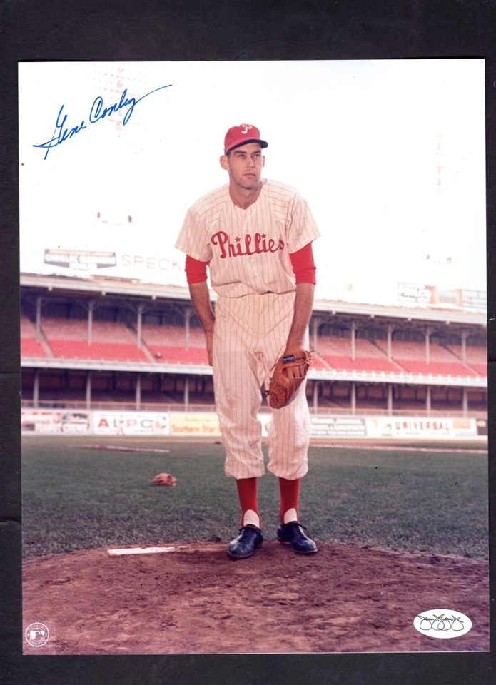 Foto autografiada firmada por Gene Conley de 8x10 con JSA Philadelphia Phillies ENVÍO GRATUITO Foto 1 de 1