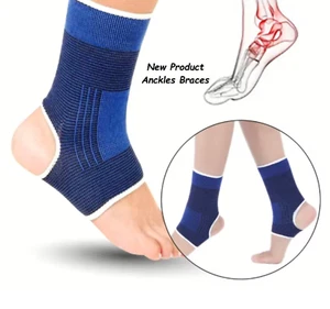 1Pair Knitted Ankle Brace Compression Kids Sports Running - Picture 1 of 6