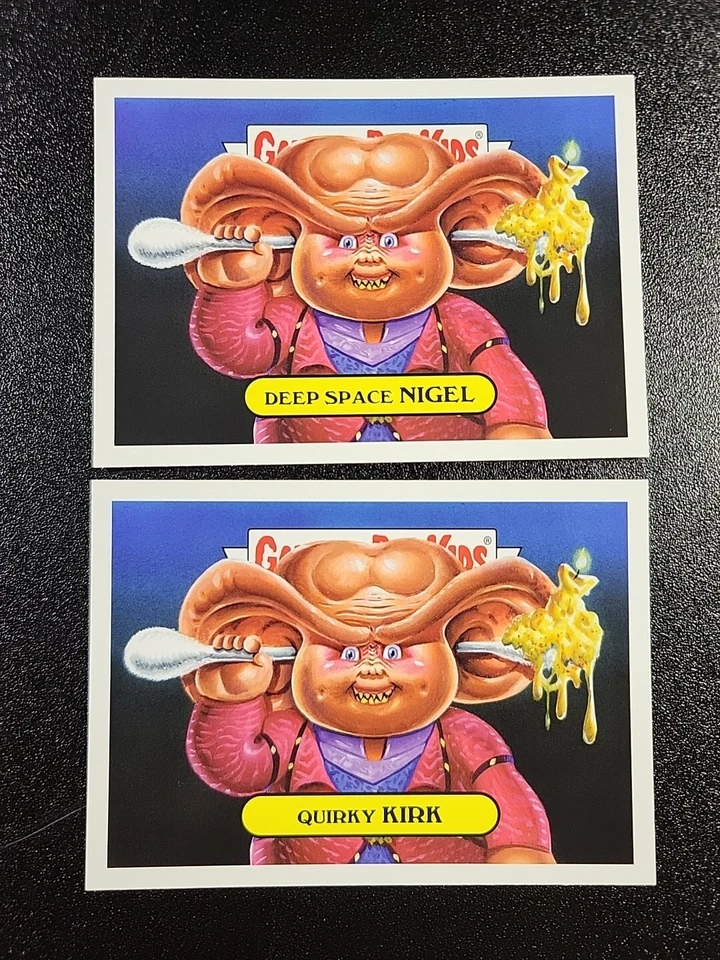 Star Trek Deep Space Nine Quark Armin Shimerman Spoof Garbage Pail Kids Card Set - Image 1 of 2