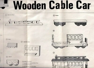 Wooden Cable Car Assembly Kit New - Picture 1 of 5