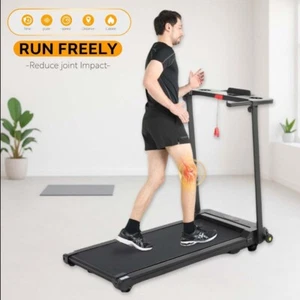 Electric Foldable Treadmill Underdesk Running Walking Fitness Machine Bluetooth - Picture 1 of 22