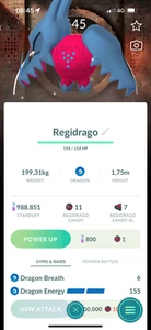 Pokemon Brillante Regidrago Con Fondo Especial GoFest - PTC - Imagen 1 de 1