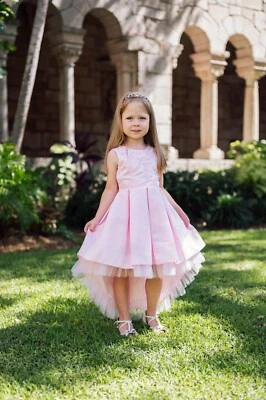 Flower Girls Princess Dress Party Wedding Bridesmaid Birthday Formal Kids Dress - Image 1 of 4