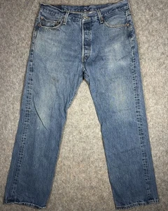 Jeans Levi’s 505 Hombre’s 36x30 Calce Regular Azul Denim Pierna Recta Hecho en México - Imagen 1 de 9