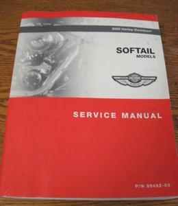 2003 Harley-Davidson Softail SERVICE Shop Workshop MANUAL Fatboy Night Train Xln - Picture 1 of 4