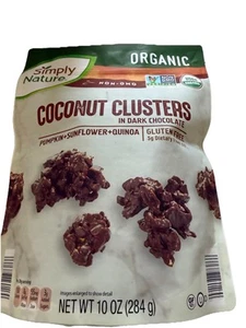 Racimos de coco Simply Nature chocolate oscuro calabaza girasol quinua sin OGM - Imagen 1 de 6