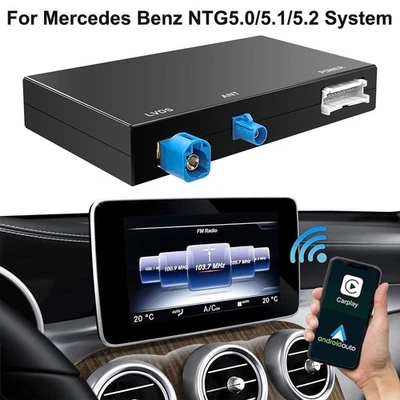Wireless CarPlay Android Auto NTG5.0 5.1 5.2 für Benz C GLC S Klasse W205 W222 - Bild 1 von 4