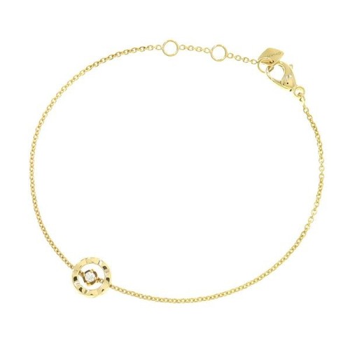 Bracciale Chanel Coco Crush Oro 15 17cm Accenti Diamanti Usato R