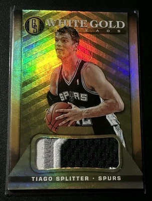 2014-15 Panini Gold Standard #25 Tiago Splitter White Gold Threads Prime /25  - Image 1 of 2
