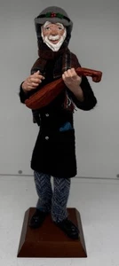 Simpich Vintage Character Doll Caroller Man With Mandolin-READ - Picture 1 of 10