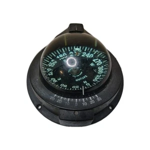 Aqua Meter SATURN Flush Dash Mount Top Light Marine Boat Compass Made in USA - Picture 1 of 6