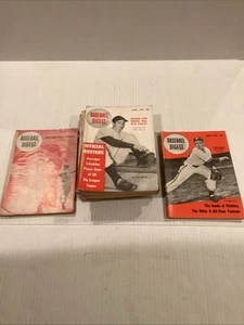Lotto Digest Baseball 1949 Completo Anno 1949/Copertine DiMaggio,Williams,Roberts - Foto 1 di 8