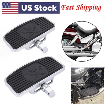2x Rider Passenger Floorboards Footboards For VTX1300 VTX1800 SHADOW VT750 04-12 - Image 1 of 4