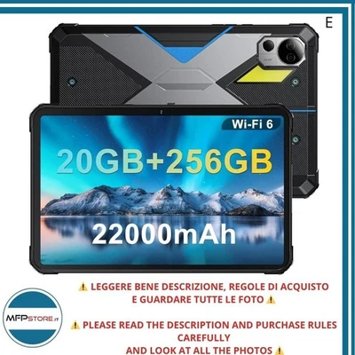 FOSSiBOT DT2 – Tableta Al Aire Libre Android 13 Rugged Con Pila 22000mAh - - Imagen 1 de 4