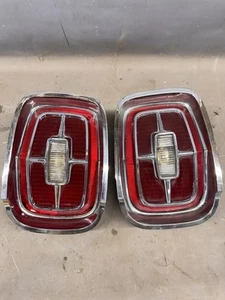 1967 Ford Galaxie Tail Lights Lenses Housings Taillights Lamp Taillamps Reverse - Picture 1 of 23